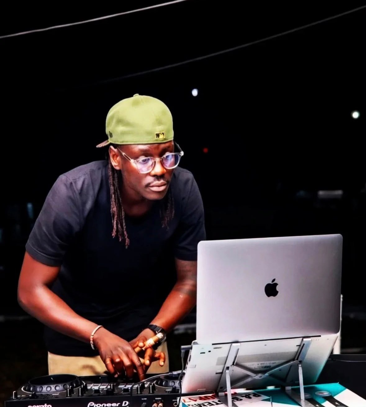 DJ BMT behind the decks